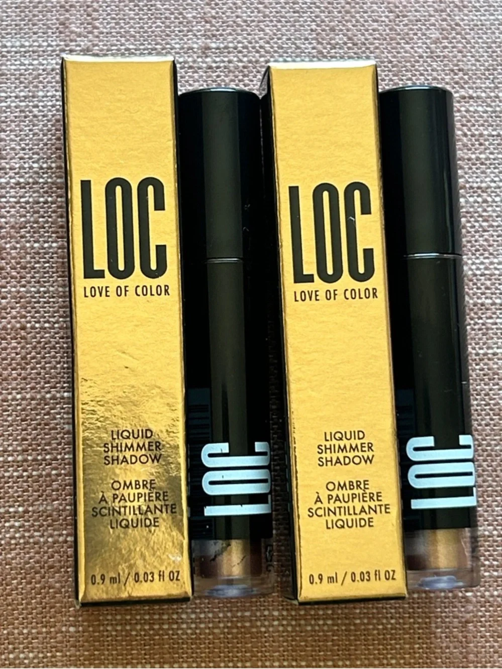Bundle of 2 LOC Love of Color Liquid Shimmer Shadow New